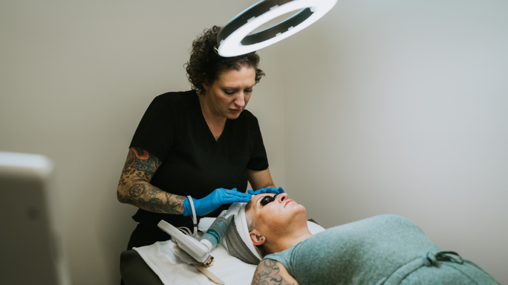 Laser Skin Treatment at The Kissed Peach