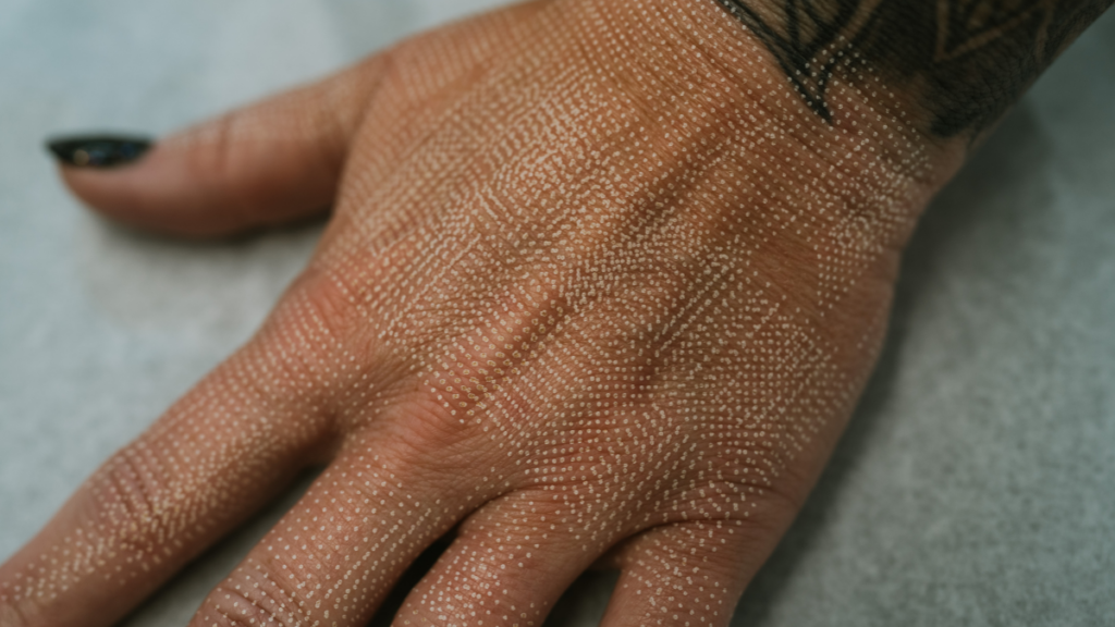 CO2 laser hands treatment Des Moines at The Kissed Peach Waukee